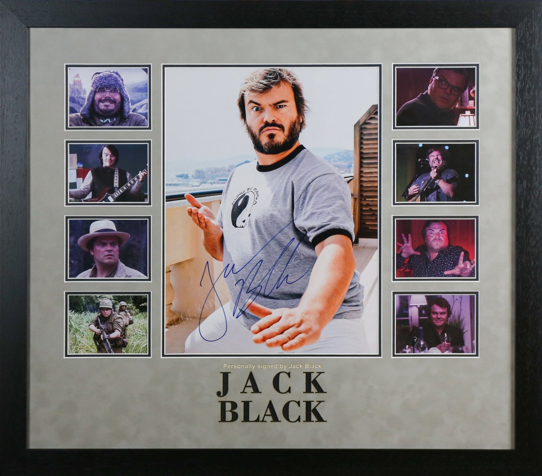 Jack Black Signed 12x16 Photograph Framed Display - Memorabilia Framers Shop